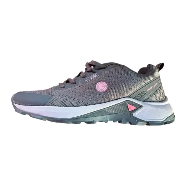 Gasper Zapatilla Running Gasper Gris con Rosa